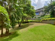 Landscaped garden next to the villa